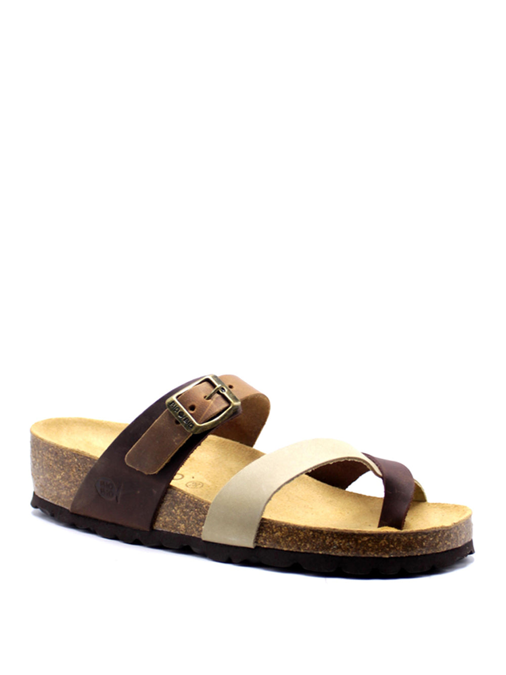 BIO BIO Sandali con zeppa Donna - Beige modello RITA APURE