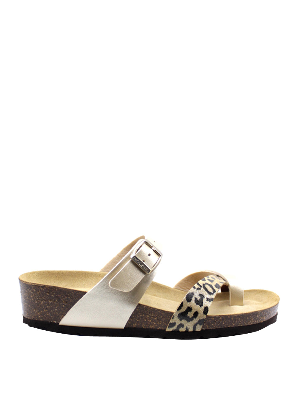 BIO BIO Sandali con zeppa Donna - Oro modello RITA METAL