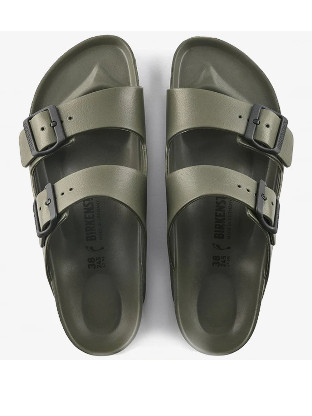 BIRKENSTOCK Sandali slide Uomo - Verde modello 1019094