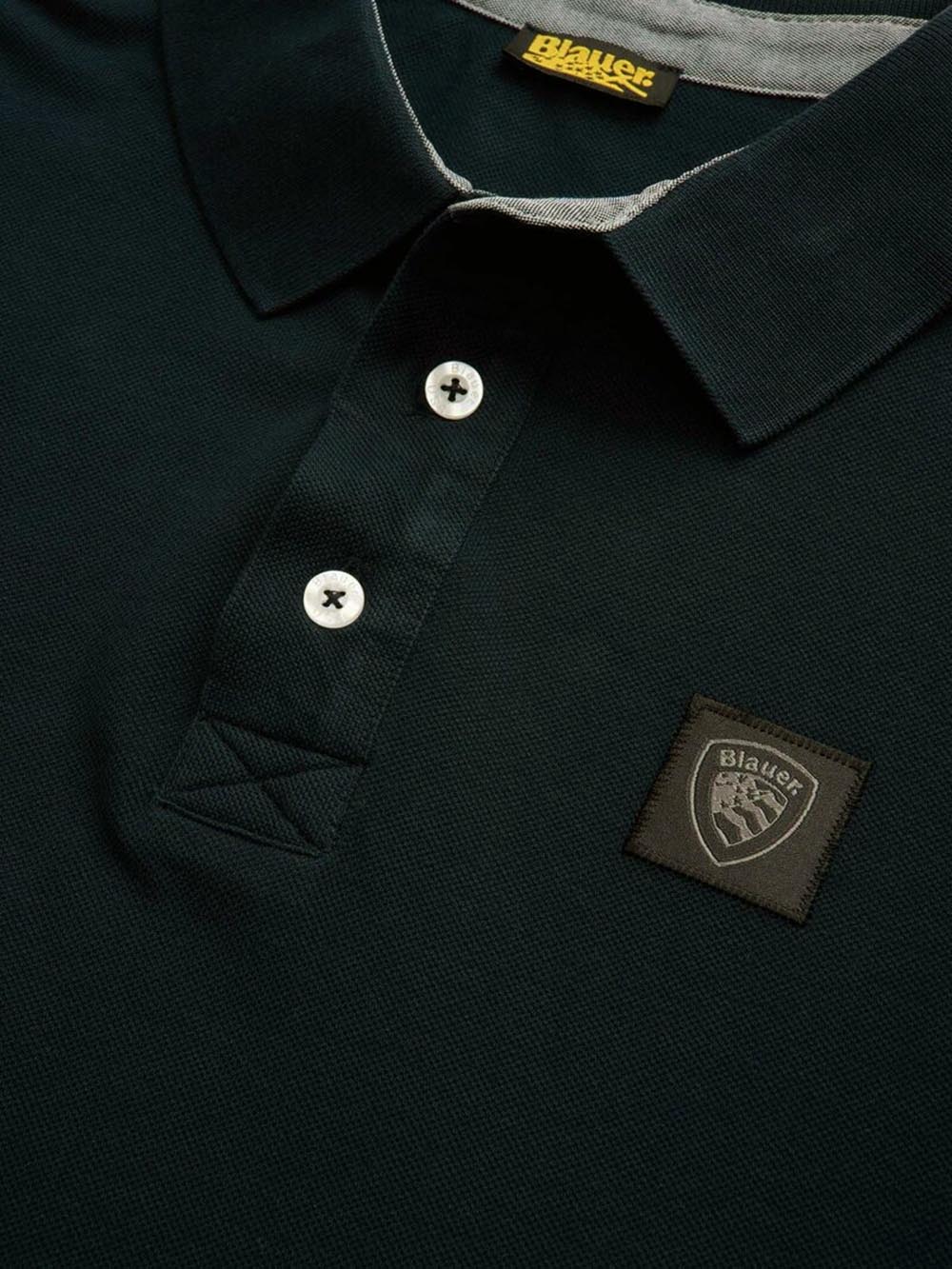 BLAUER Polo Uomo - Nero modello 25SBLUT02309