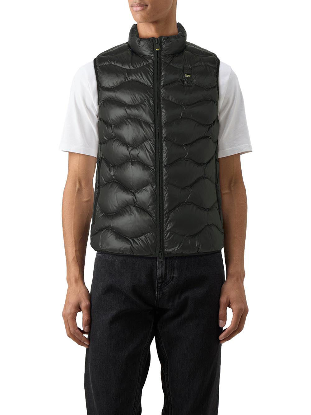 BLAUER Giubbino Smanicato Uomo - Nero modello 25SBLUX02230