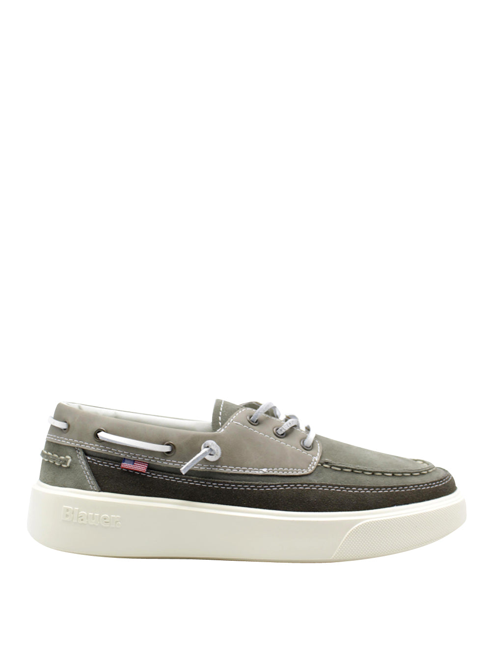BLAUER Mocassini plantare estraibile Uomo - Verde modello S5BUCK06/SUP