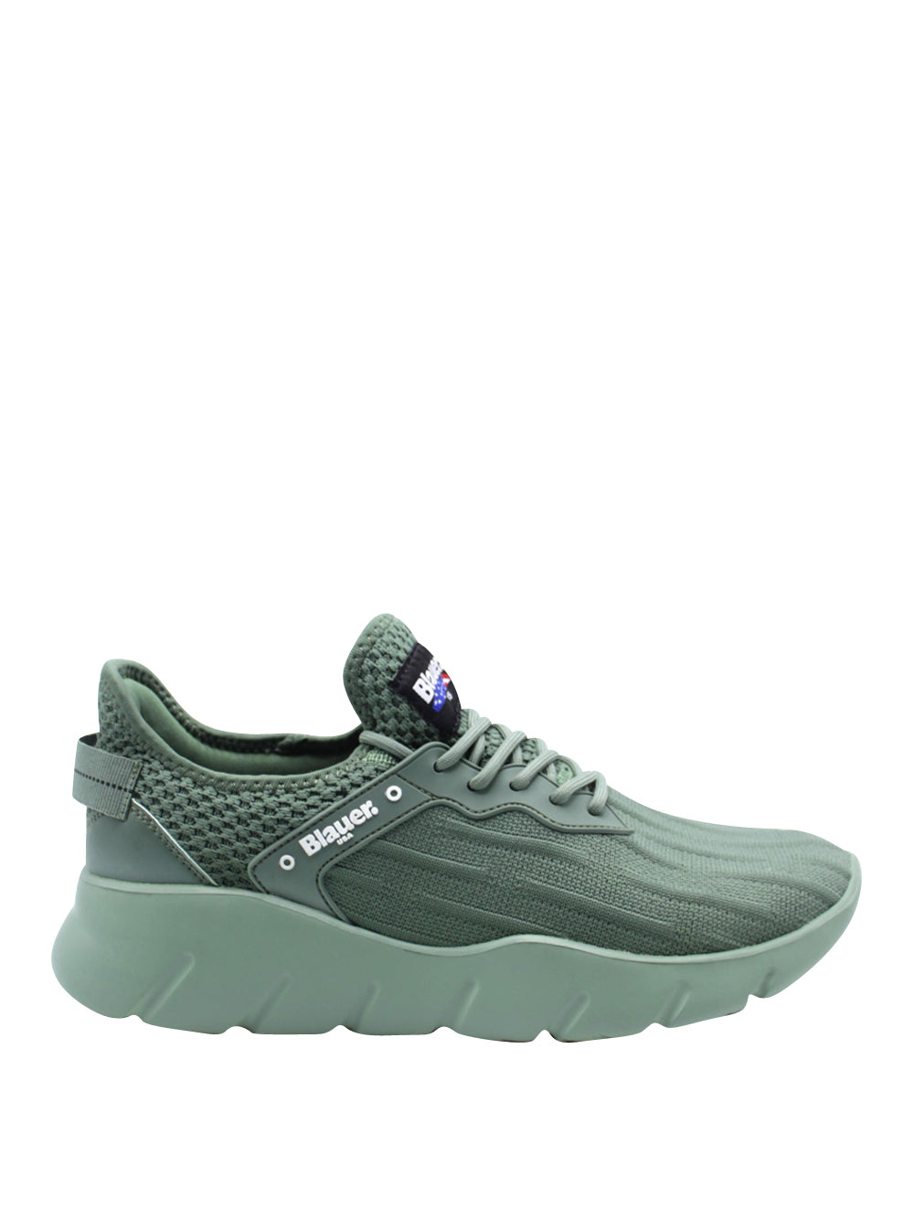 BLAUER Sneakers plantare estraibile Uomo - Verde modello S5HULETT01/KNI