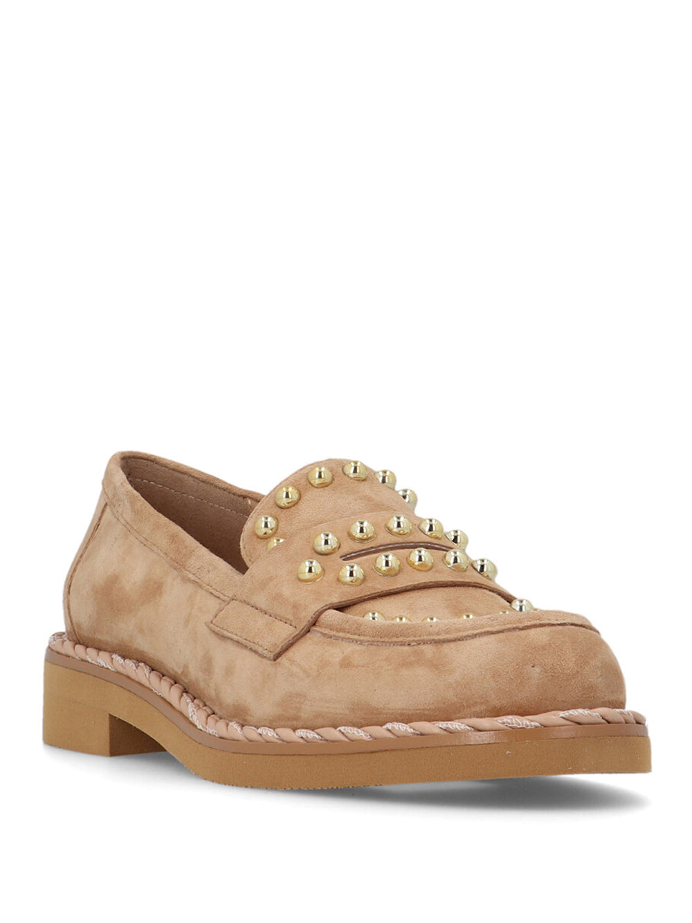 BRUNO PREMI Mocassini con borchie Donna - Camel modello 1402