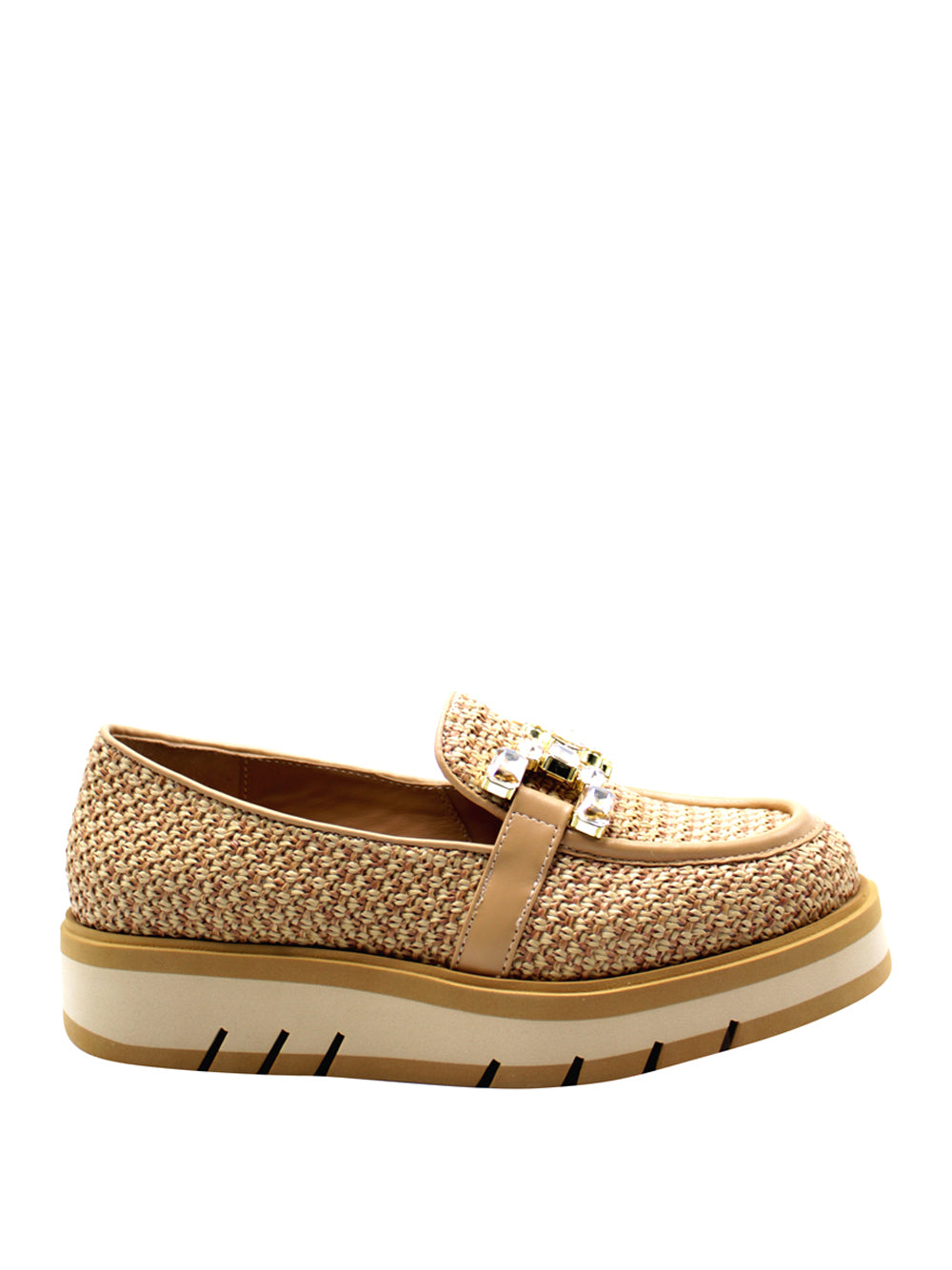 BRUNO PREMI Mocassini platform Donna - Beige modello 1603