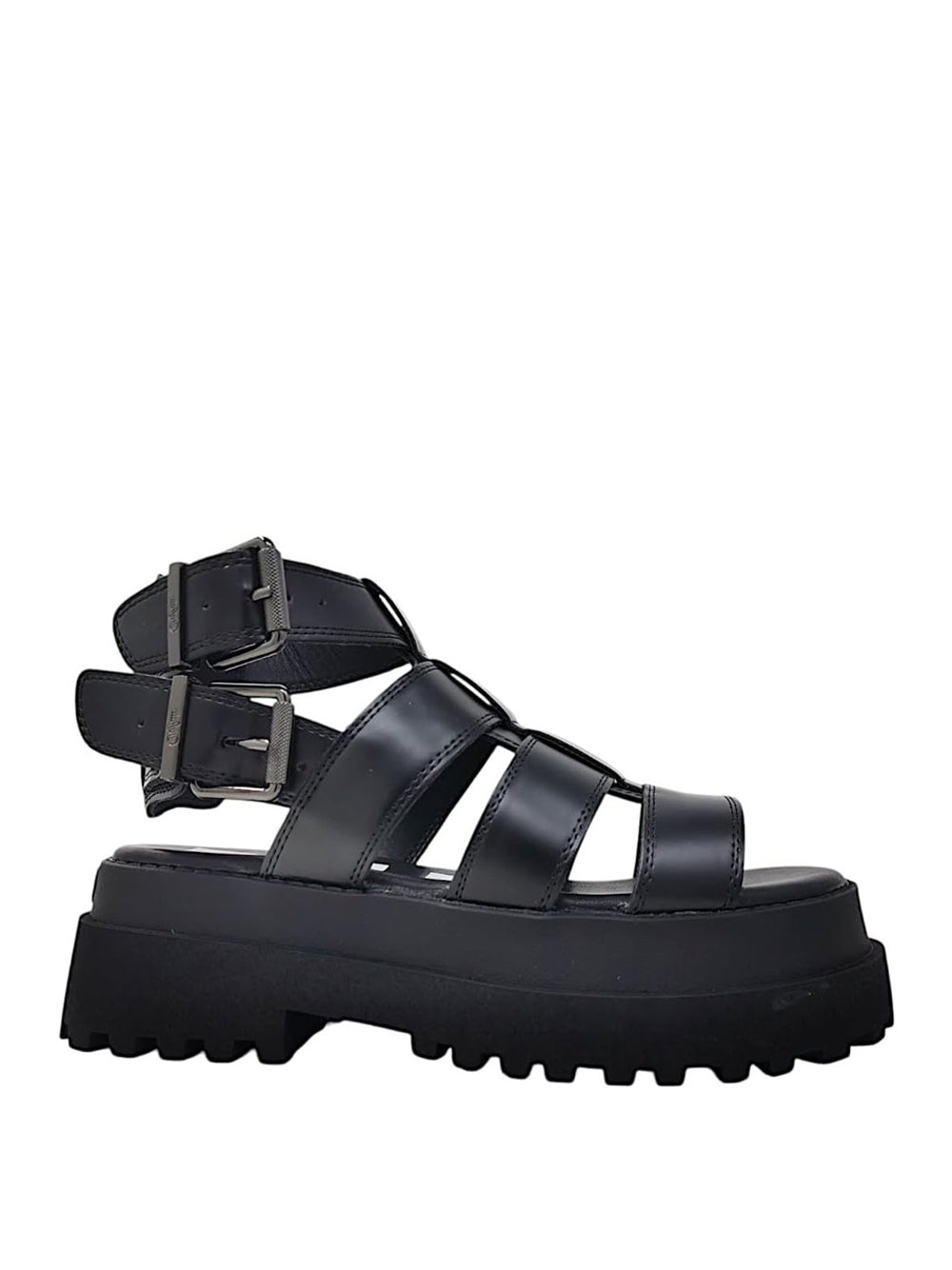 BUFFALO Sandali platform Donna - Nero modello 1602269
