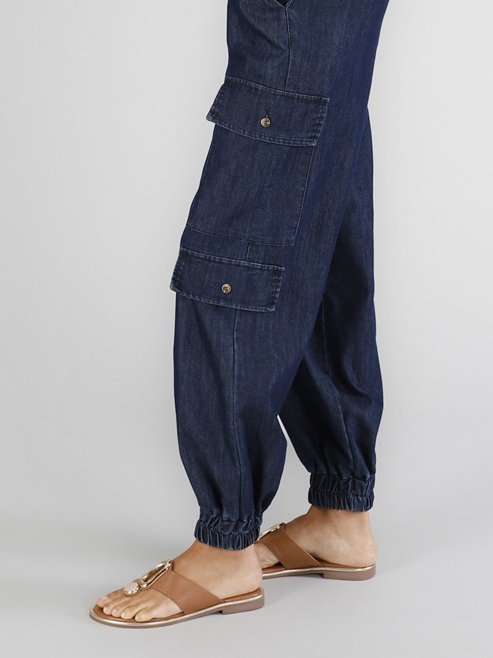 CAFE'NOIR Pantalone Cargo Donna - Blu modello C7JP0234