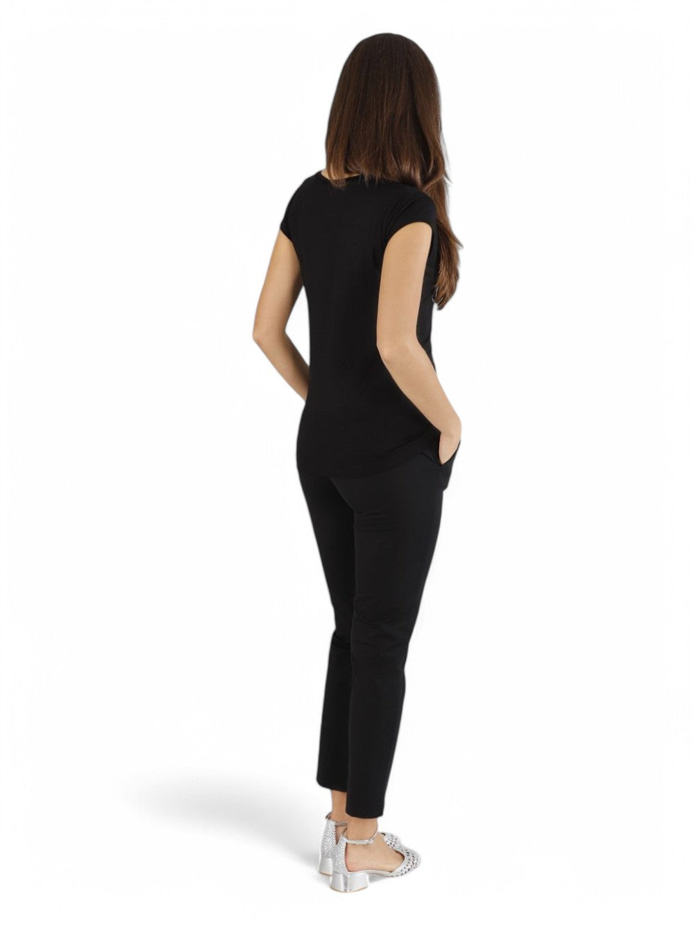 CAFE'NOIR T-shirt Donna - Nero modello C7JT0227