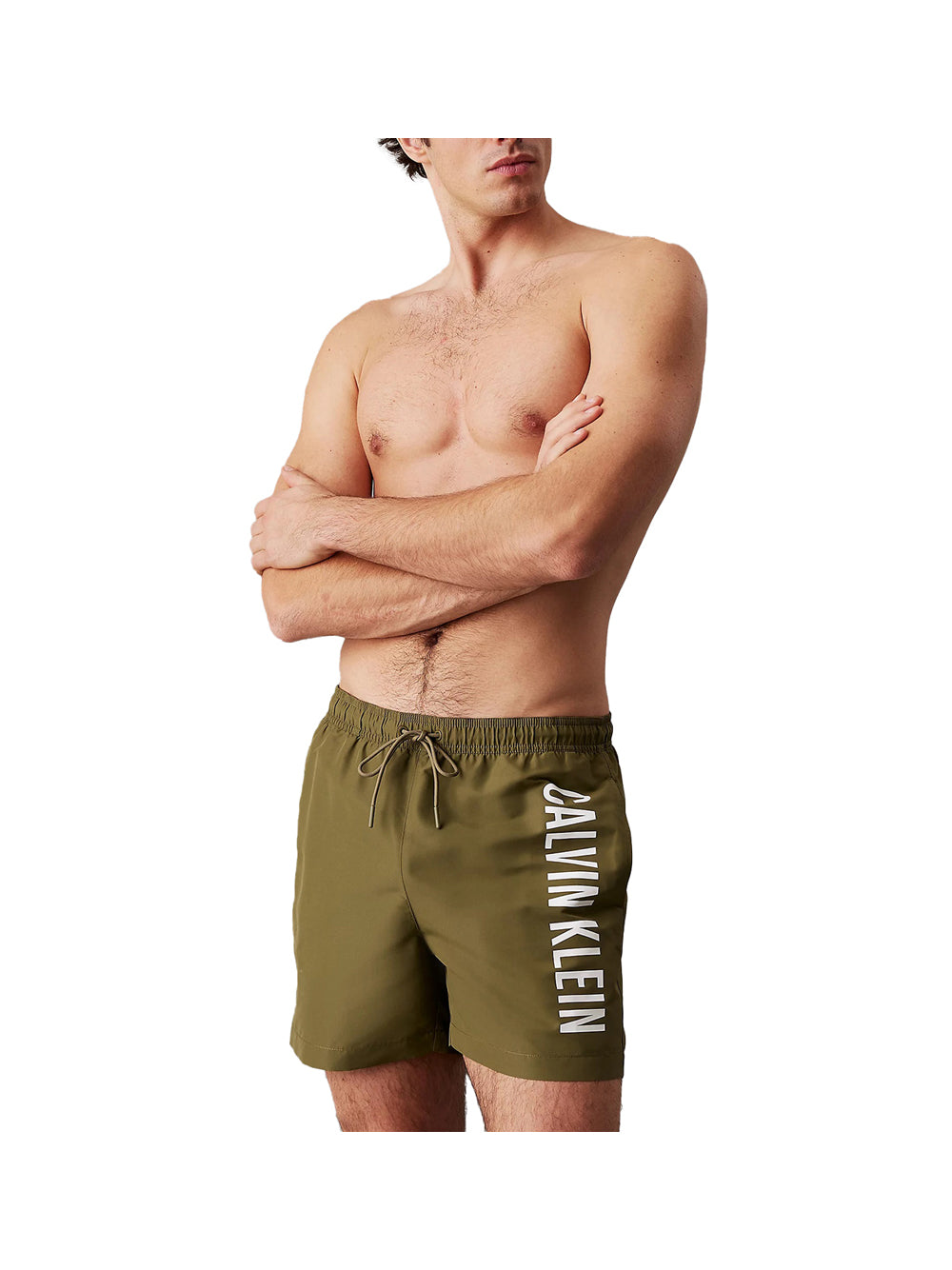 CALVIN KLEIN Costume Pantaloncino Uomo - Verde modello KM0KM01092