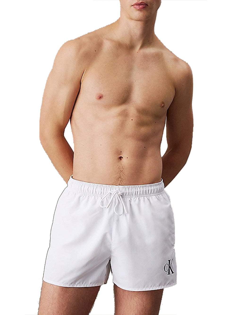 CALVIN KLEIN Costume Pantaloncino Uomo - Bianco modello KM0KM01099
