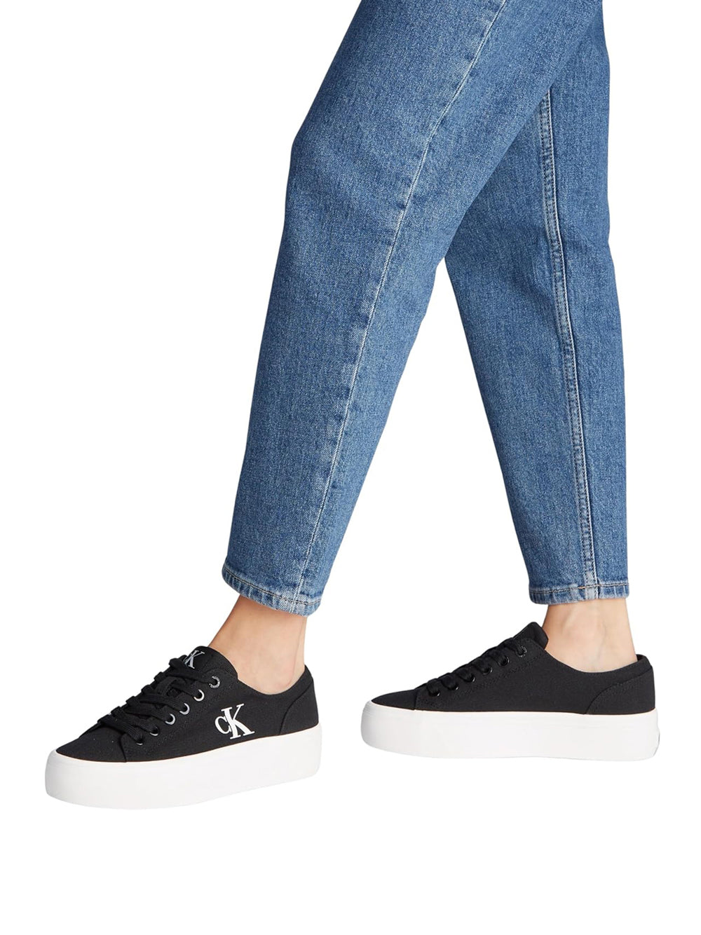 CALVIN KLEIN Sneakers Donna - Nero modello YW0YW01763