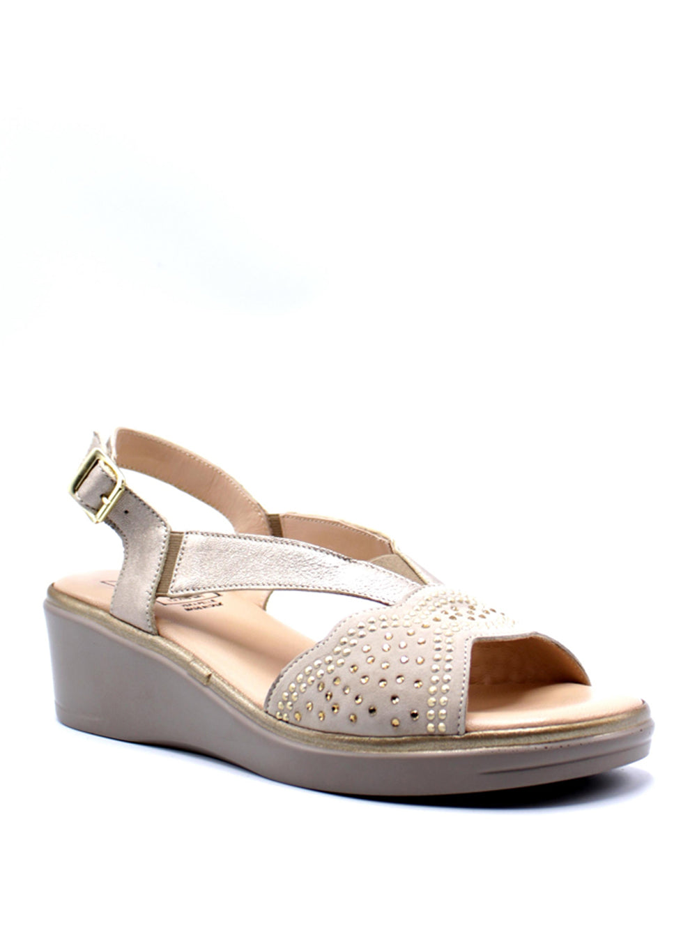 CONFORT Sandali con zeppa Donna - Beige modello 7312