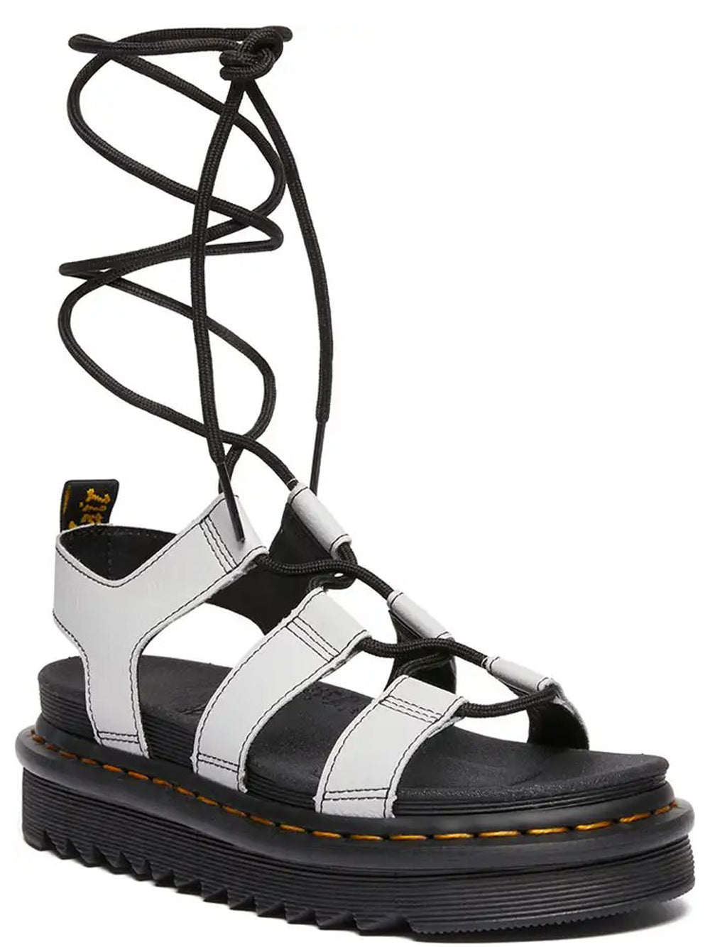 DR. MARTENS Sandali platform Donna - Grigio modello 31617020