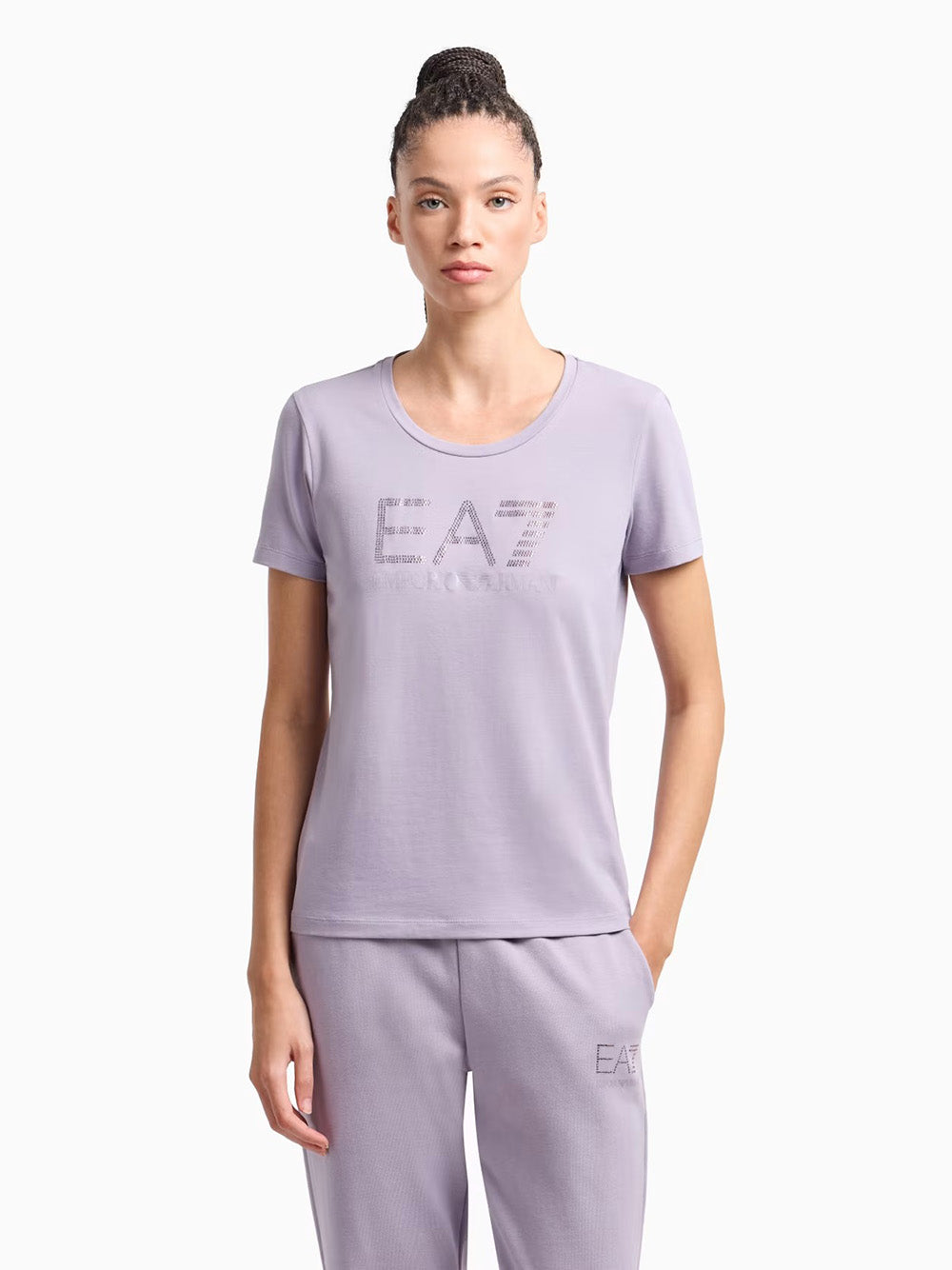 EA7 T-shirt Donna - Lilla modello 7W000094AF10373