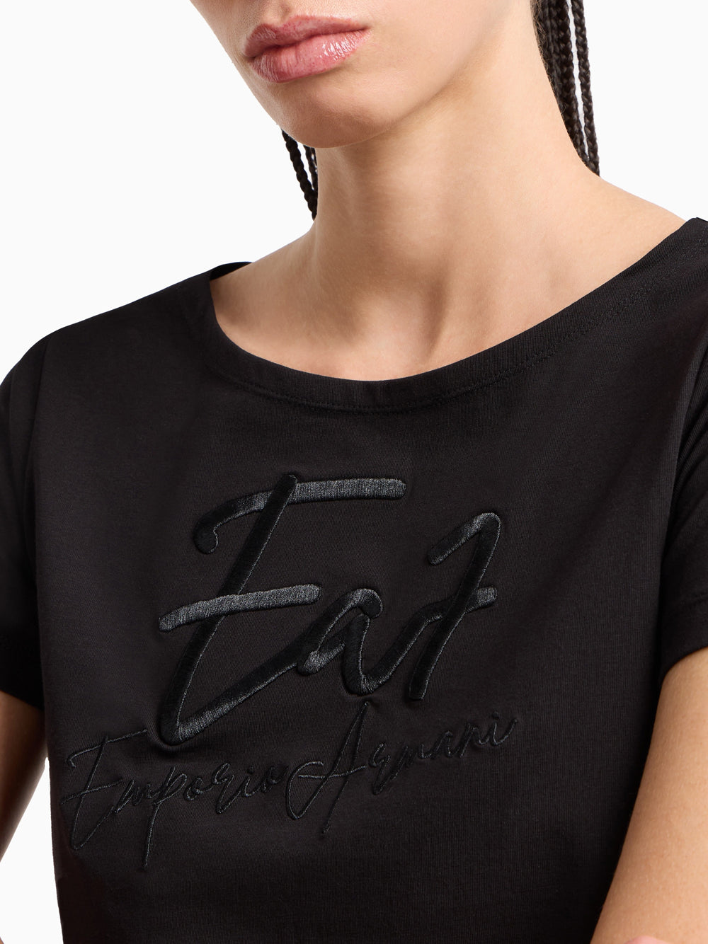 EA7 T-shirt Donna - Nero modello 7W000184AF10373