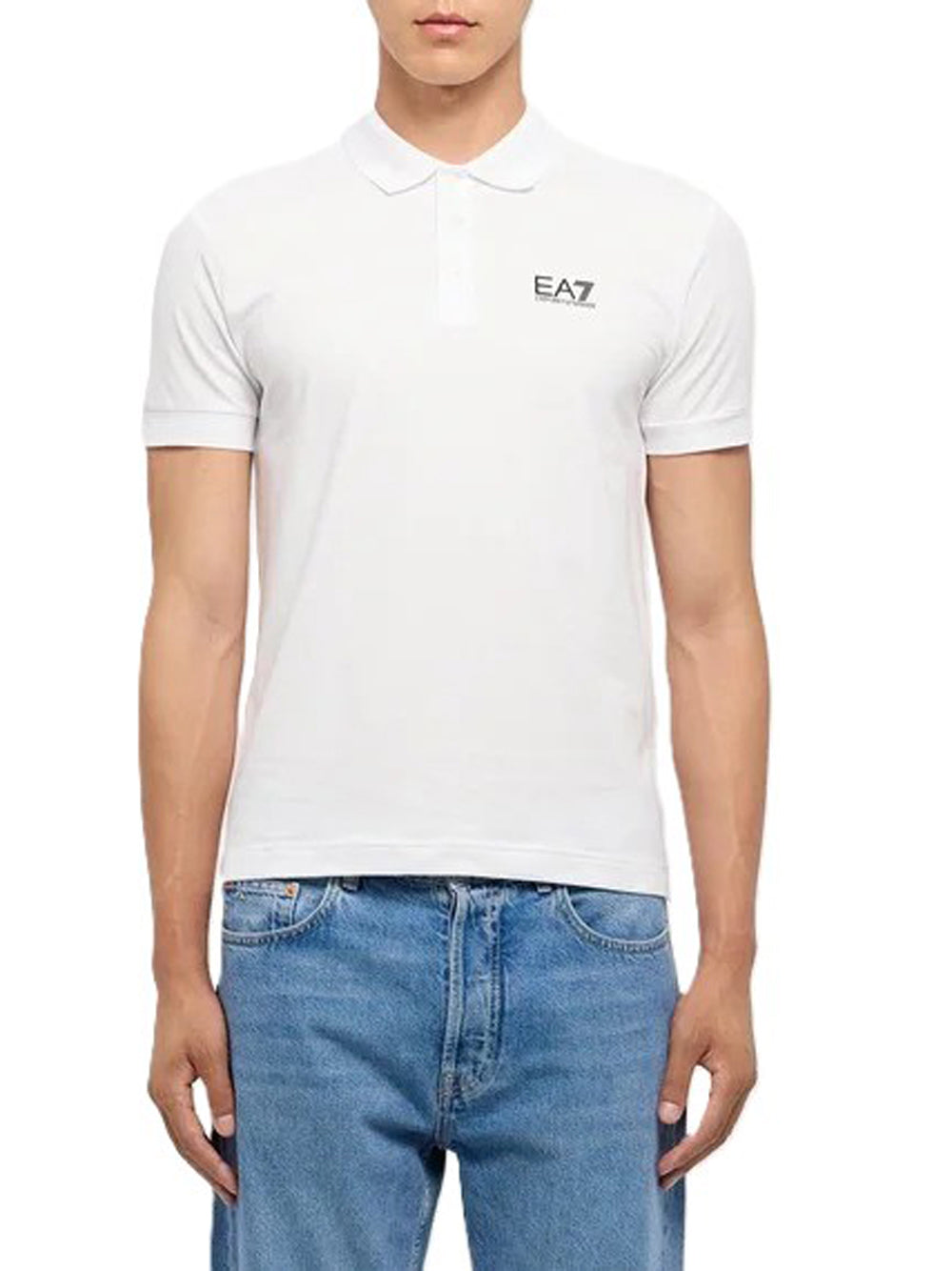 EA7 Polo Uomo - Bianco modello 8NPF14PJVQZ