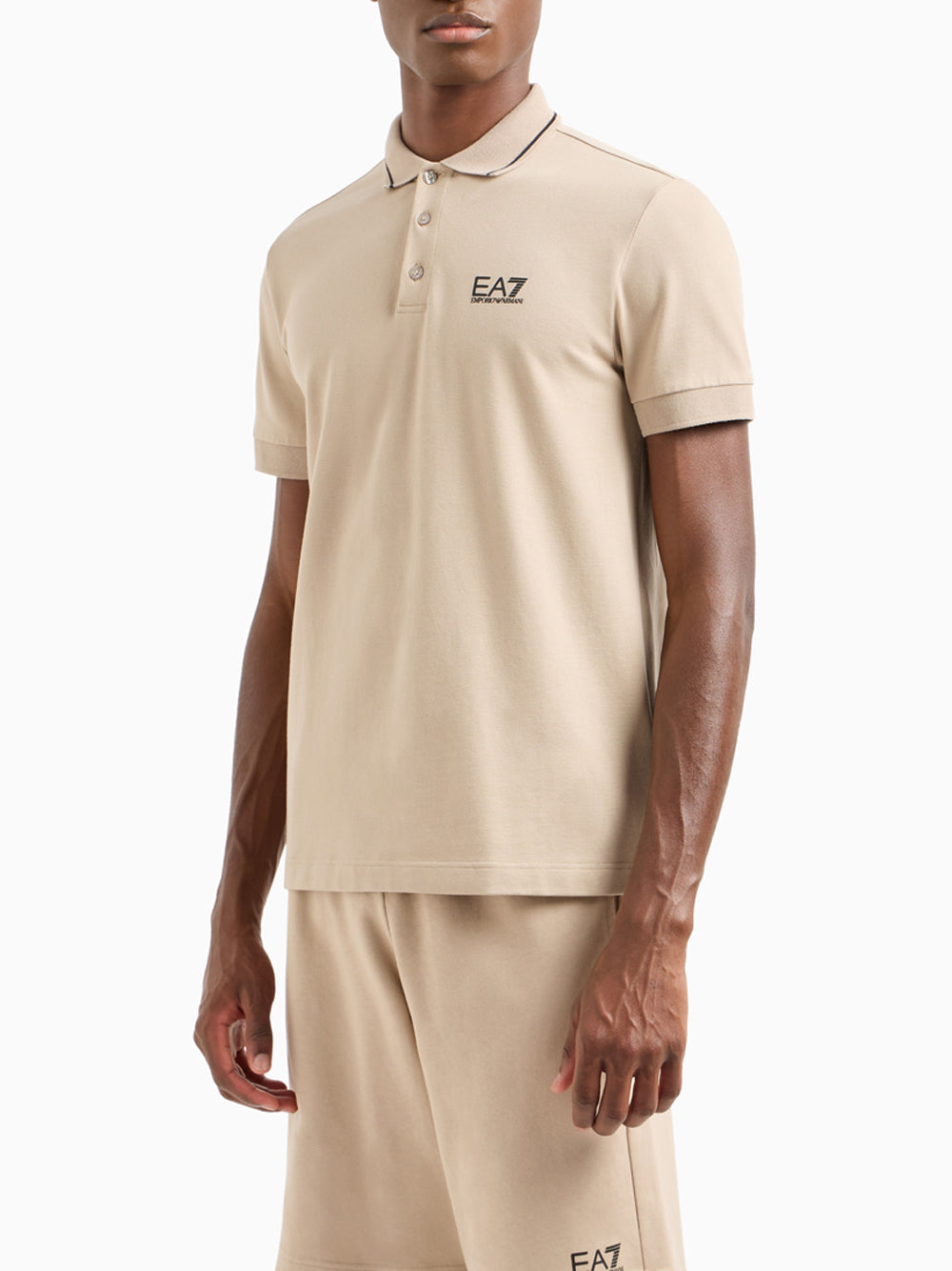 EA7 Polo Uomo - Beige modello 8NPF16PJVUZ