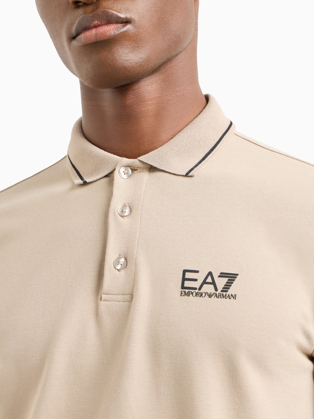EA7 Polo Uomo - Beige modello 8NPF16PJVUZ