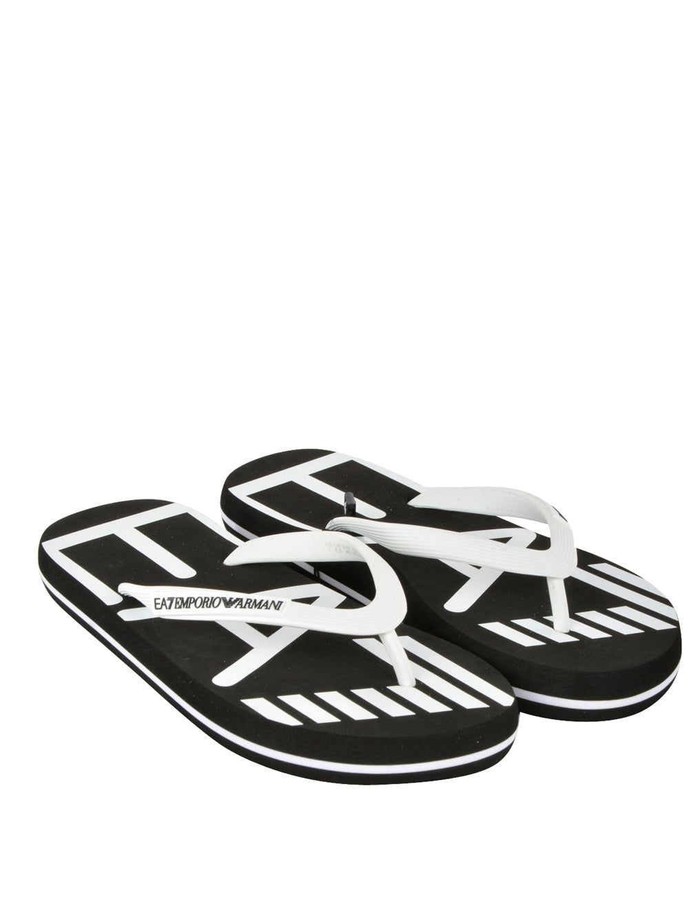 EA7 Ciabatte infradito Uomo - Nero/bianco modello XCQ004XK196
