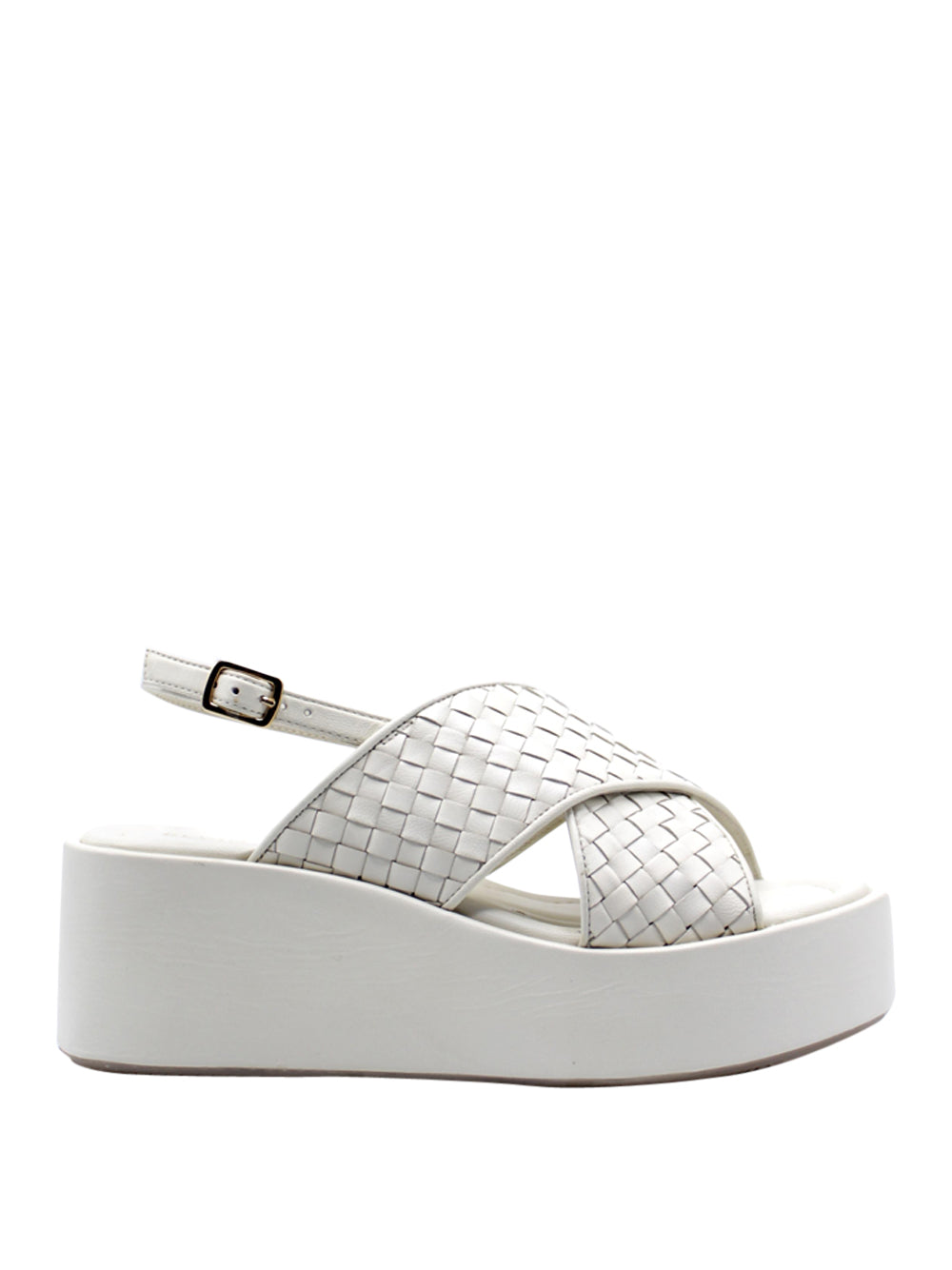 ELVIO ZANON Sandali con zeppa Donna - Bianco modello EB0902