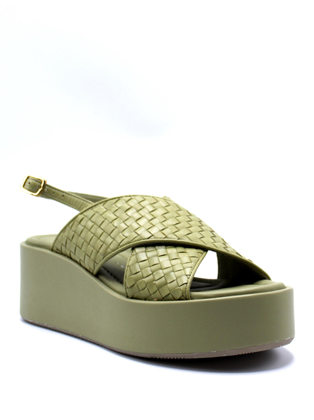 ELVIO ZANON Sandali con zeppa Donna - Verde modello EB0902