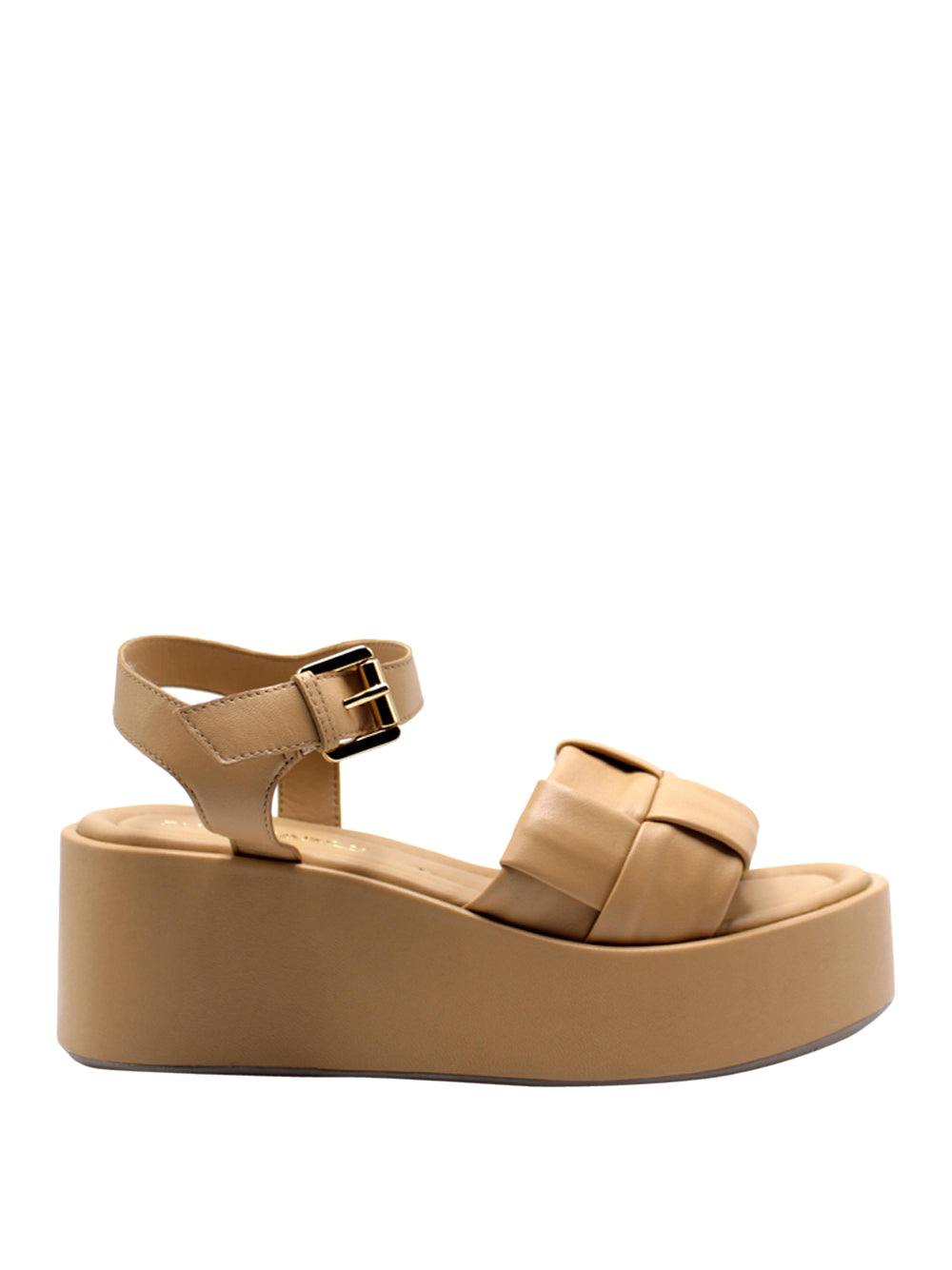 ELVIO ZANON Sandali con zeppa Donna - Beige modello EB0904