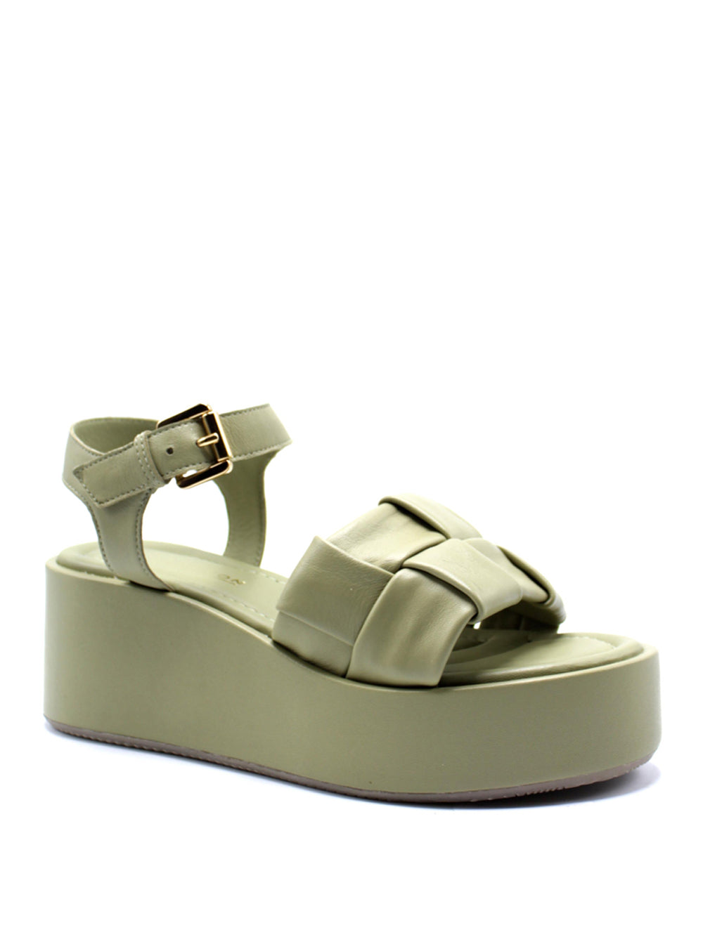 ELVIO ZANON Sandali con zeppa Donna - Verde modello EB0904