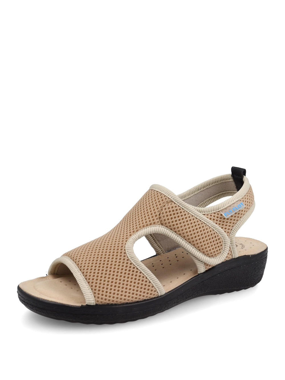 FLY FLOT Ciabatte con zeppa Donna - Beige modello 55B85 FA