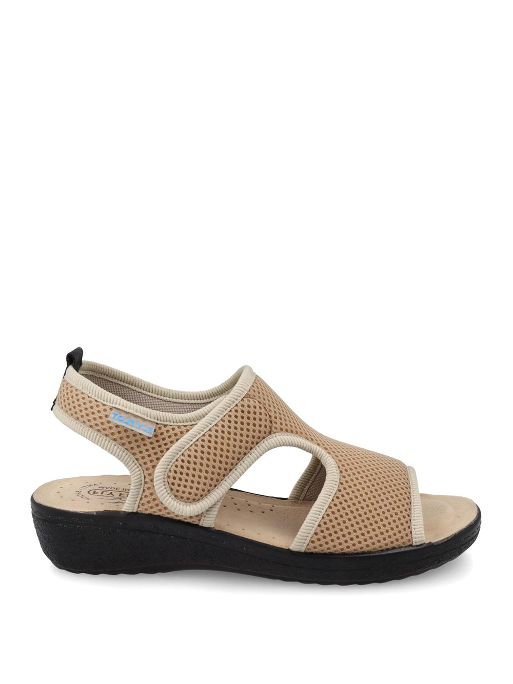 FLY FLOT Ciabatte con zeppa Donna - Beige modello 55B85 FA
