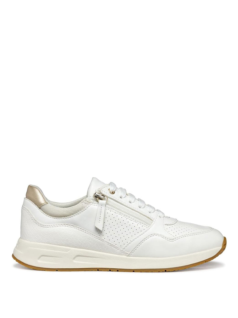 GEOX Sneakers con zip Donna - Bianco modello D36NQB0BCAR