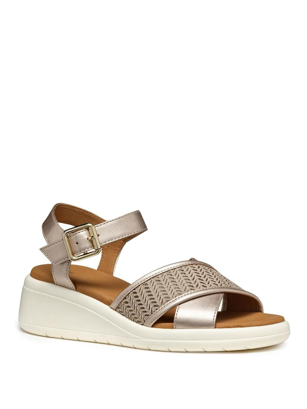 GEOX Sandali con zeppa Donna - Beige modello D550EG0NFDS
