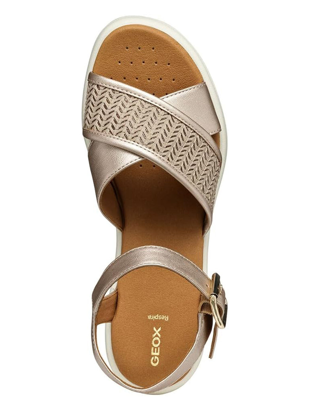 GEOX Sandali con zeppa Donna - Beige modello D550EG0NFDS