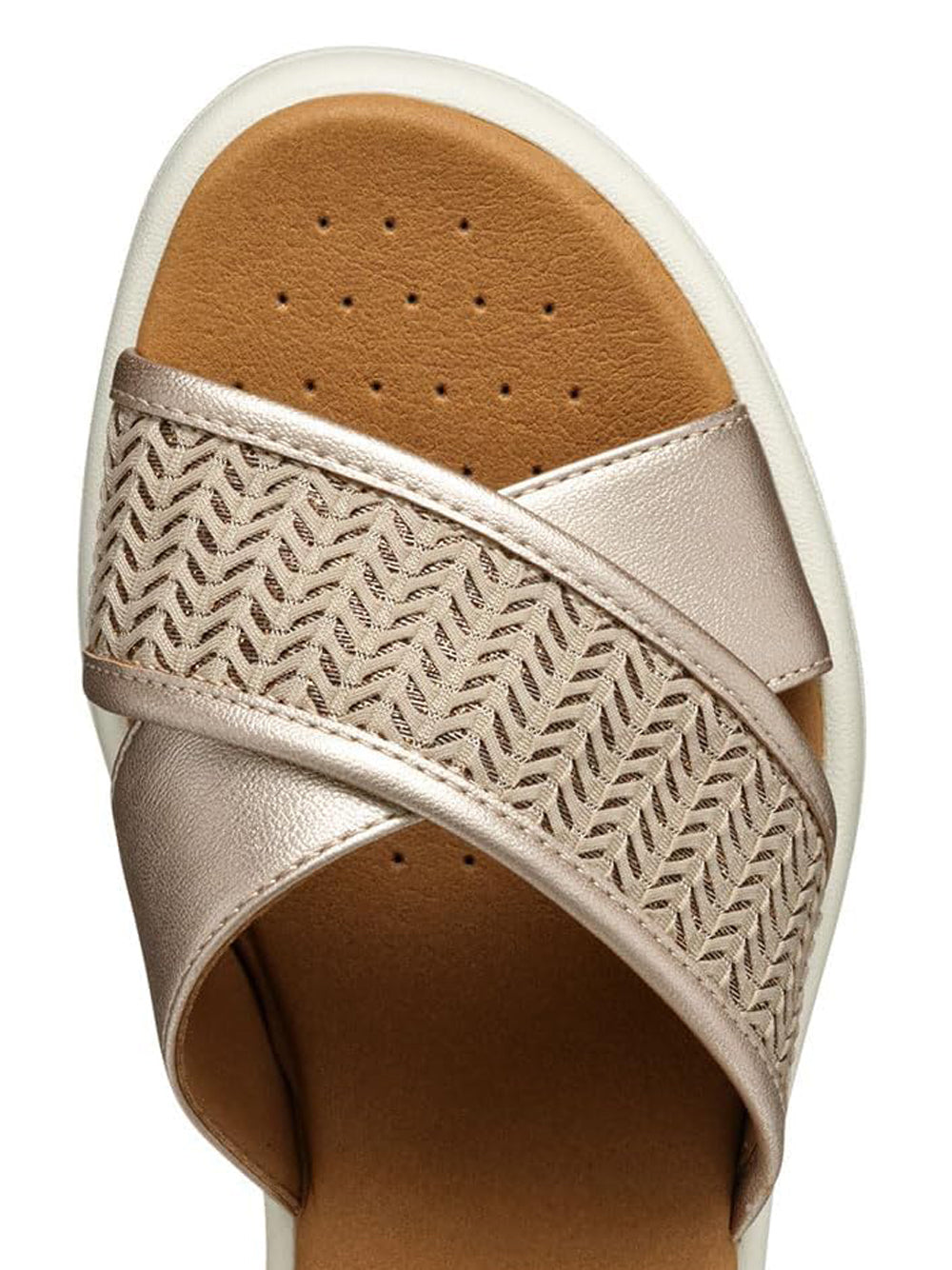 GEOX Sandali con zeppa Donna - Beige modello D550EG0NFDS