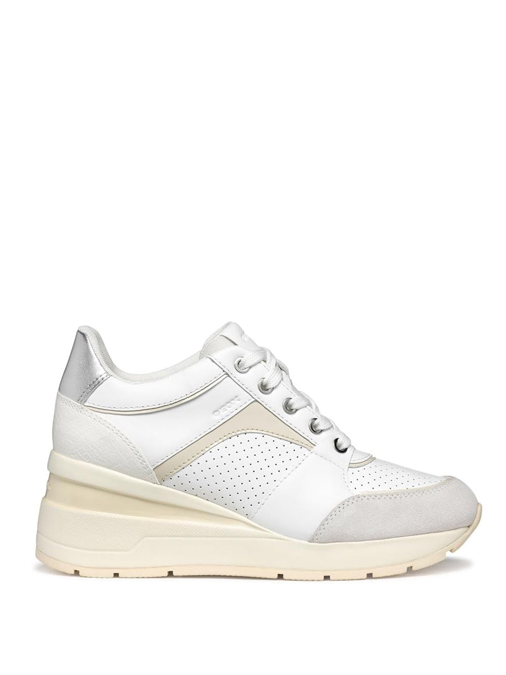 GEOX Sneakers con zeppa Donna - Bianco modello D558LA8522