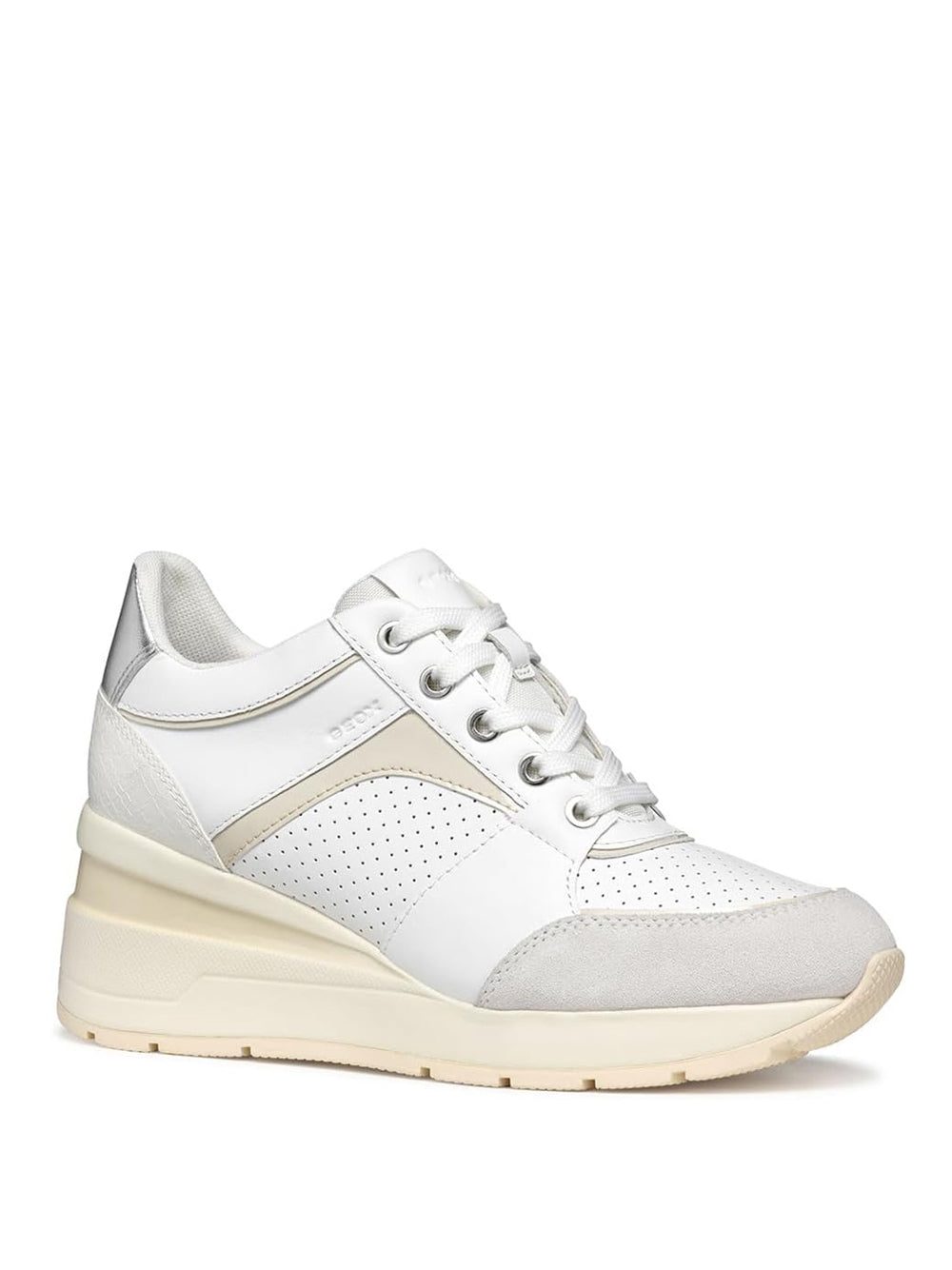 GEOX Sneakers con zeppa Donna - Bianco modello D558LA8522
