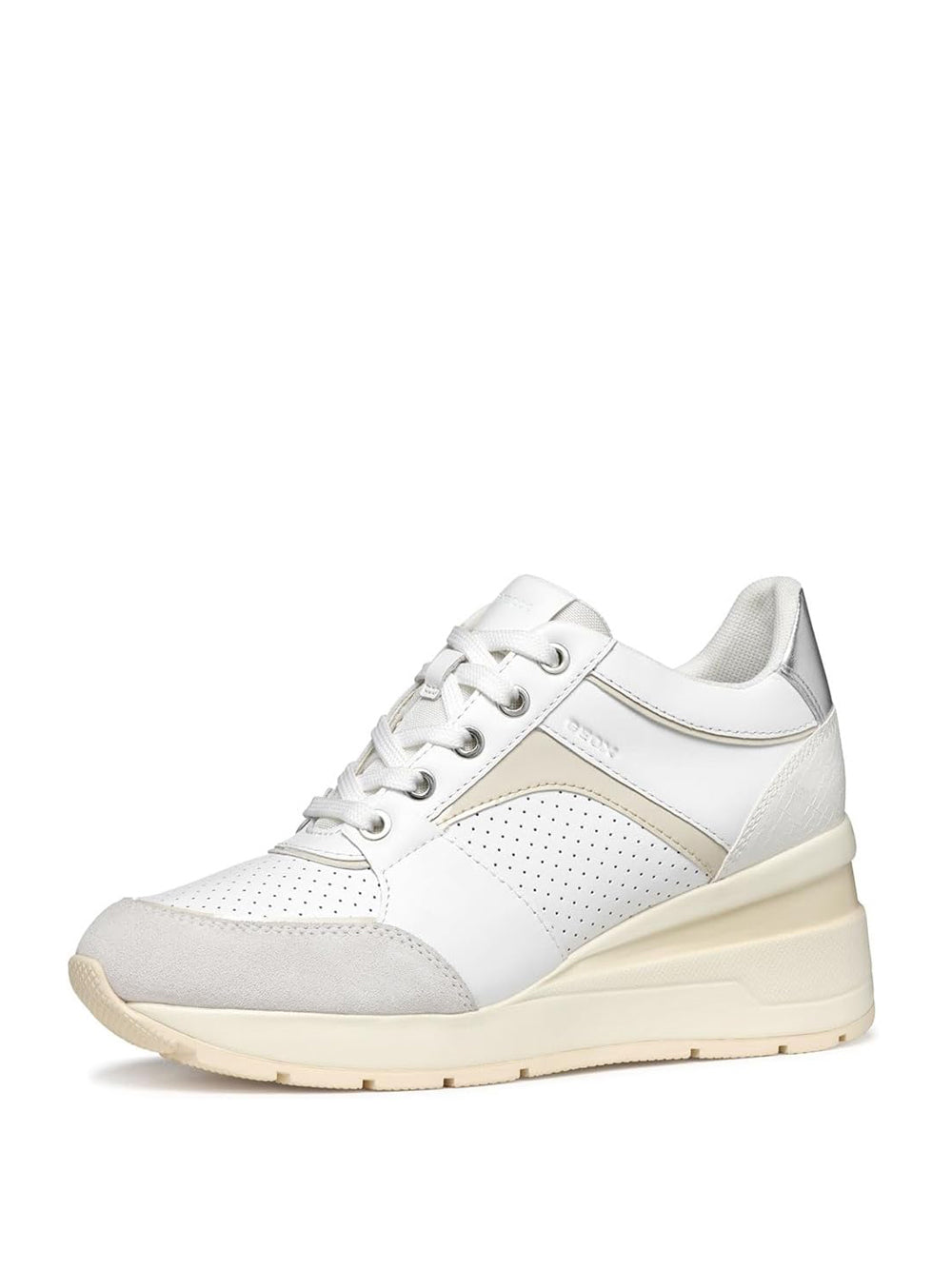 GEOX Sneakers con zeppa Donna - Bianco modello D558LA8522