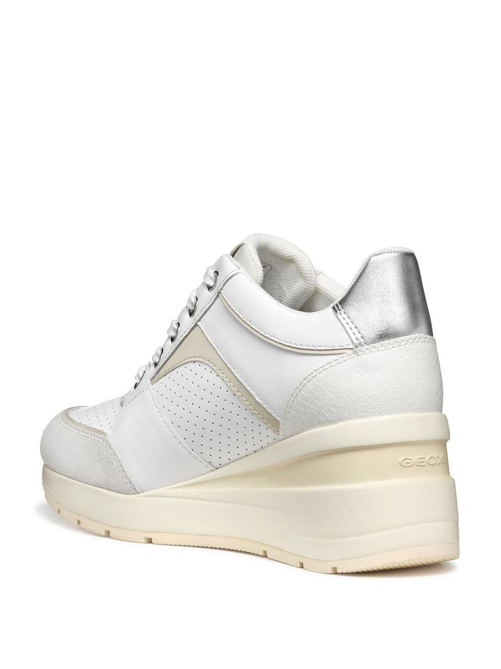 GEOX Sneakers con zeppa Donna - Bianco modello D558LA8522