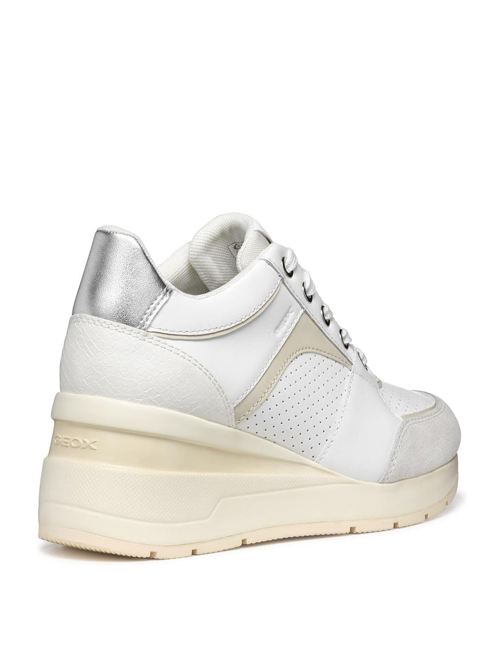 GEOX Sneakers con zeppa Donna - Bianco modello D558LA8522