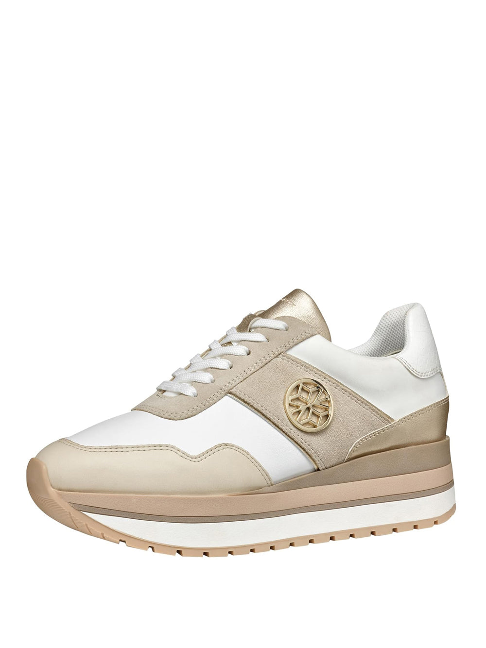GEOX Sneakers platform Donna - Bianco modello D55MZA8522