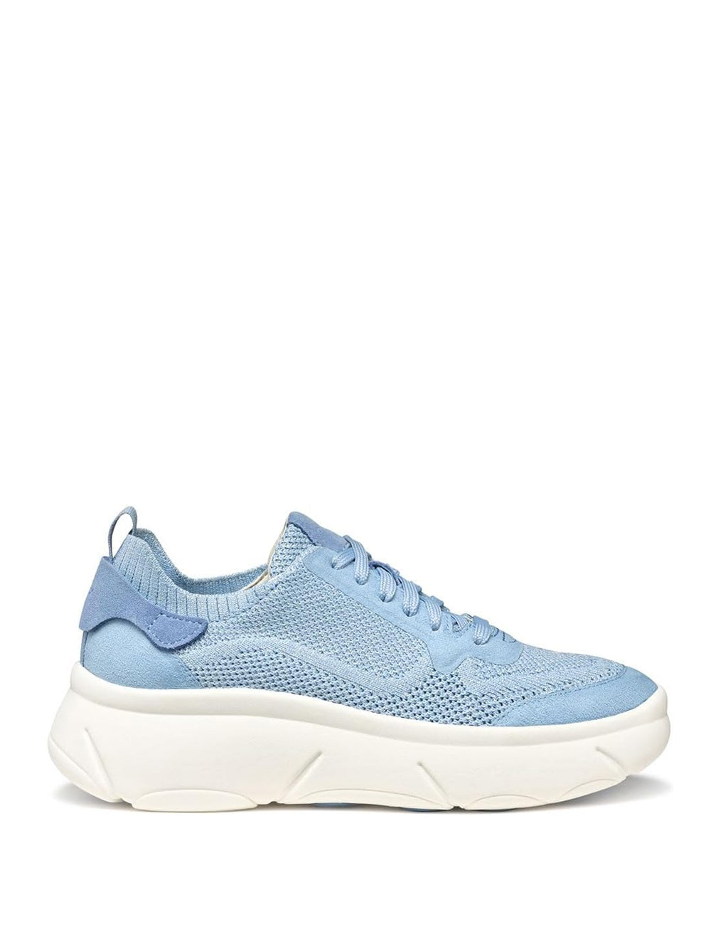 GEOX Sneakers platform Donna - Blu modello D55NHA09T22