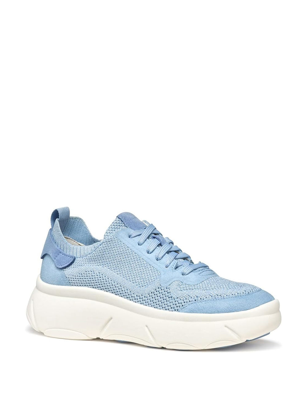 GEOX Sneakers platform Donna - Blu modello D55NHA09T22