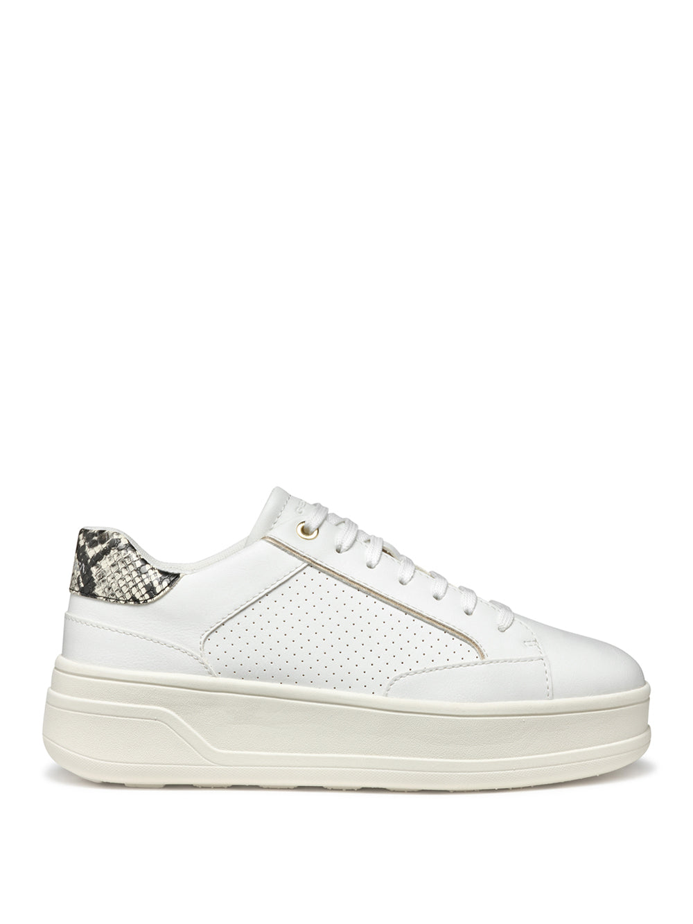 GEOX Sneakers platform Donna - Bianco modello D55WVB0BCAR