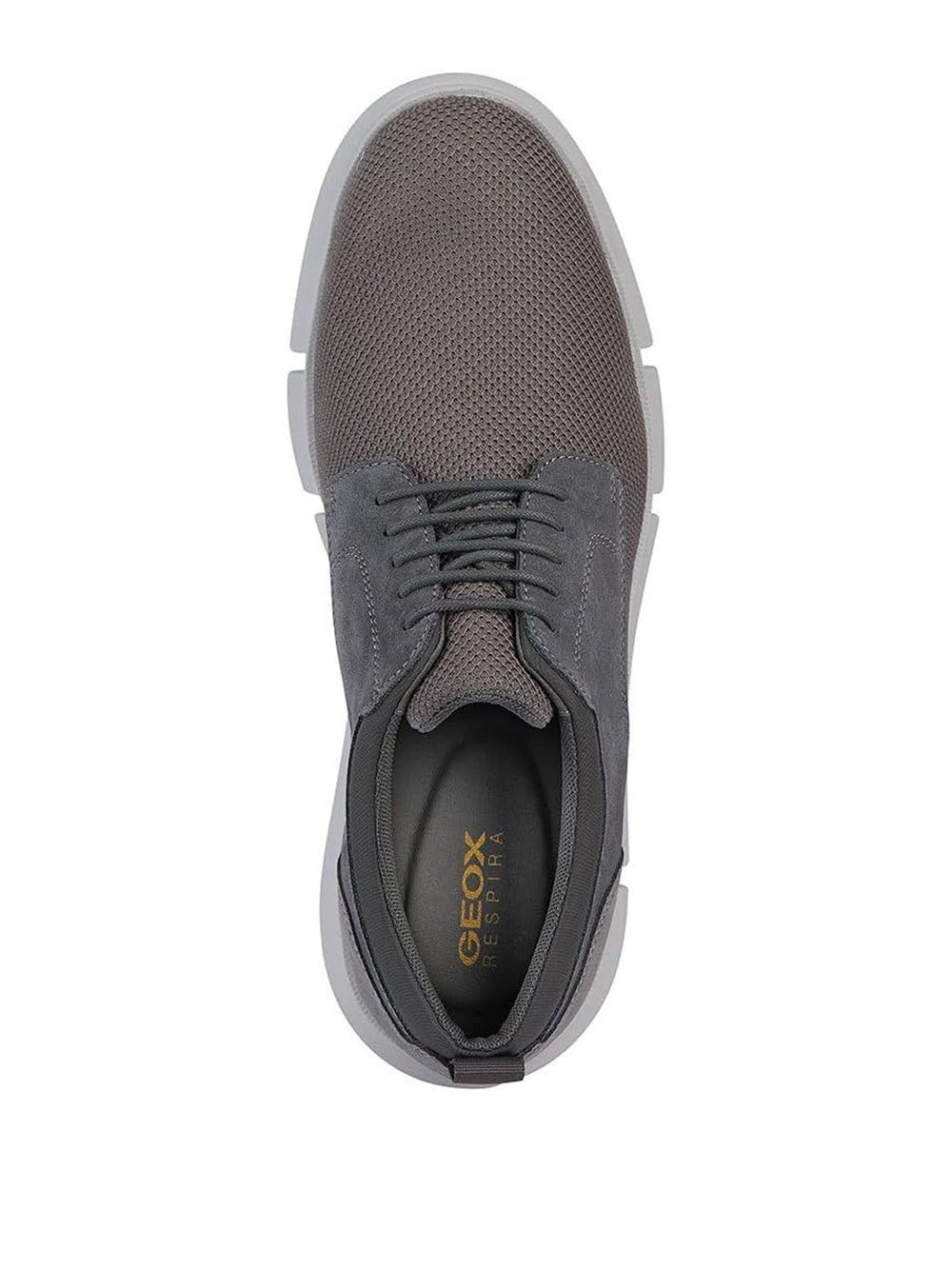 GEOX Scarpe Stringate derby Uomo - Grigio modello U45B6D1122