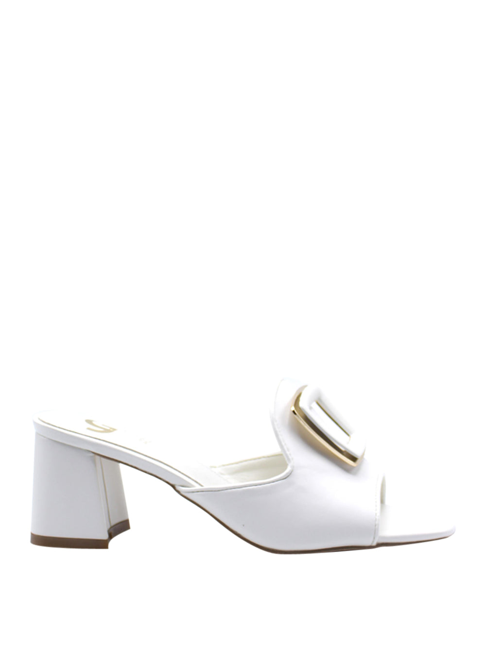 GOLD&GOLD Sandali con tacco Donna - Bianco modello GP772