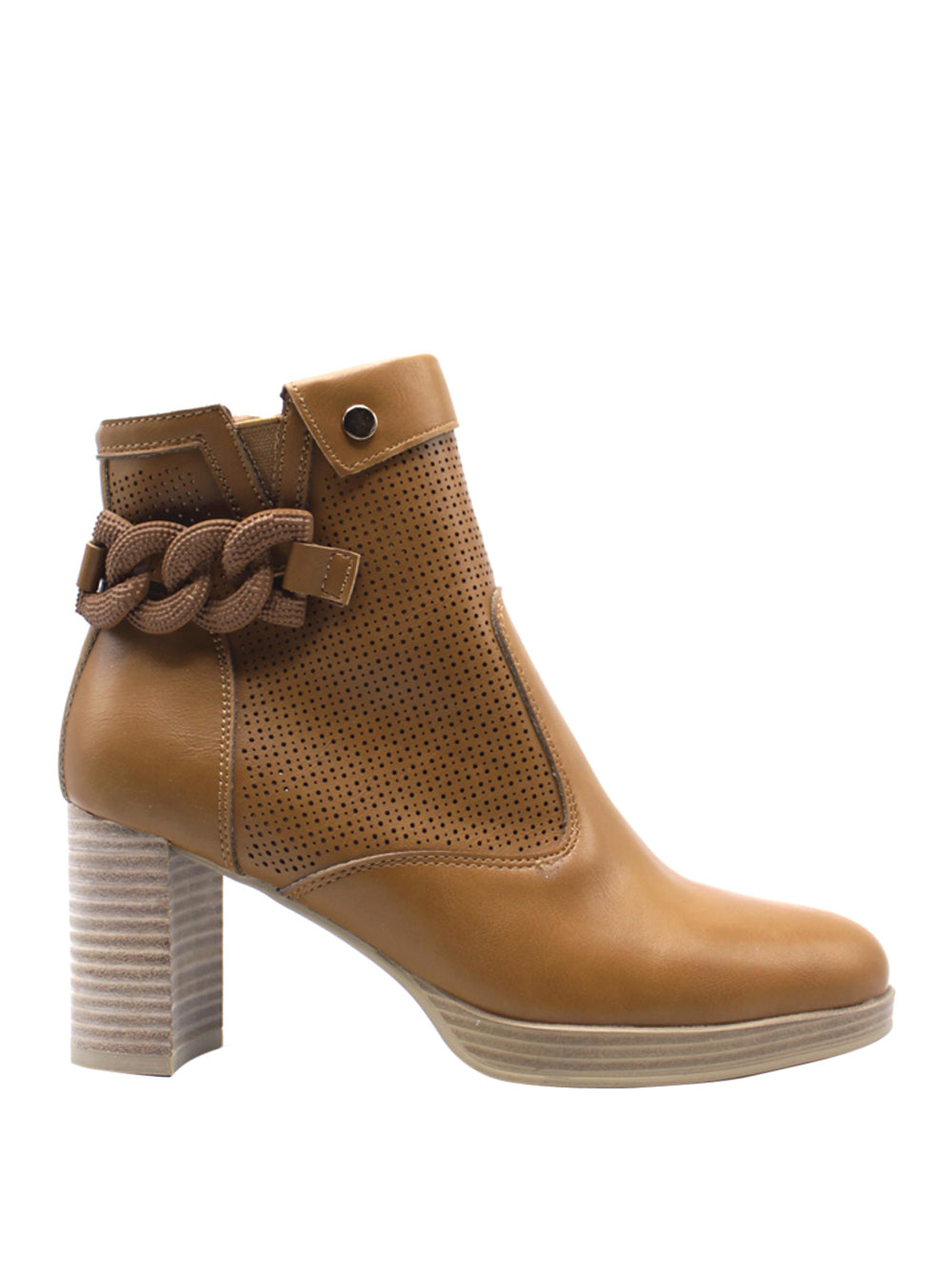 GOLD&GOLD Stivaletti con tacco Donna - Cuoio modello GR540