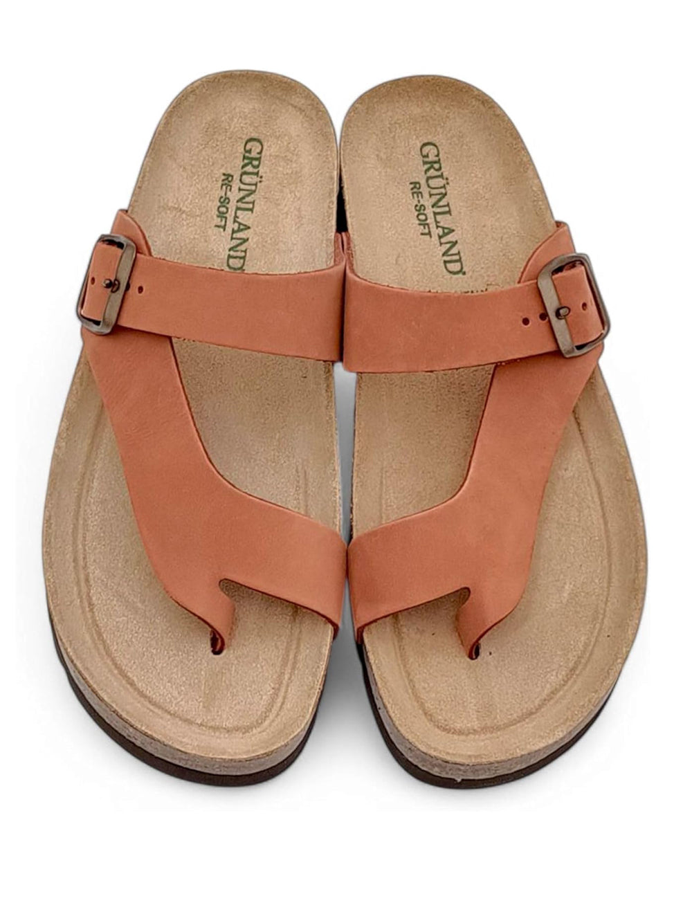 GRUNLAND Sandali infradito Donna - Mattone modello CB0327