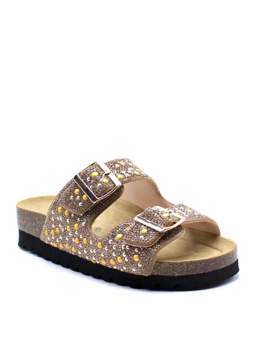 GRUNLAND Sandali con borchie Donna - Cipria modello CB0758