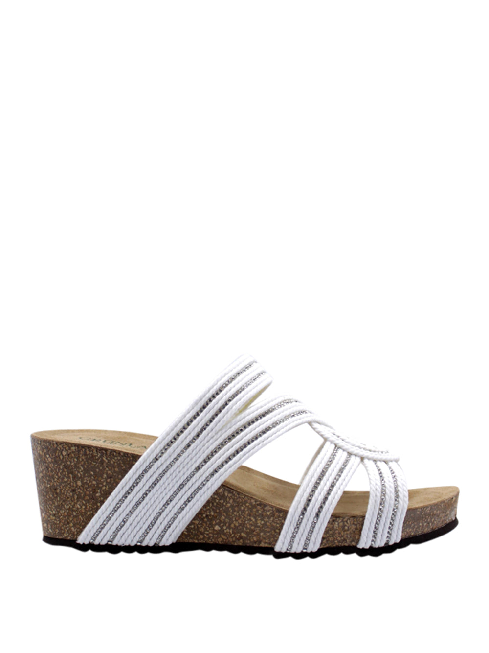 GRUNLAND Sandali con zeppa Donna - Bianco modello CB0819