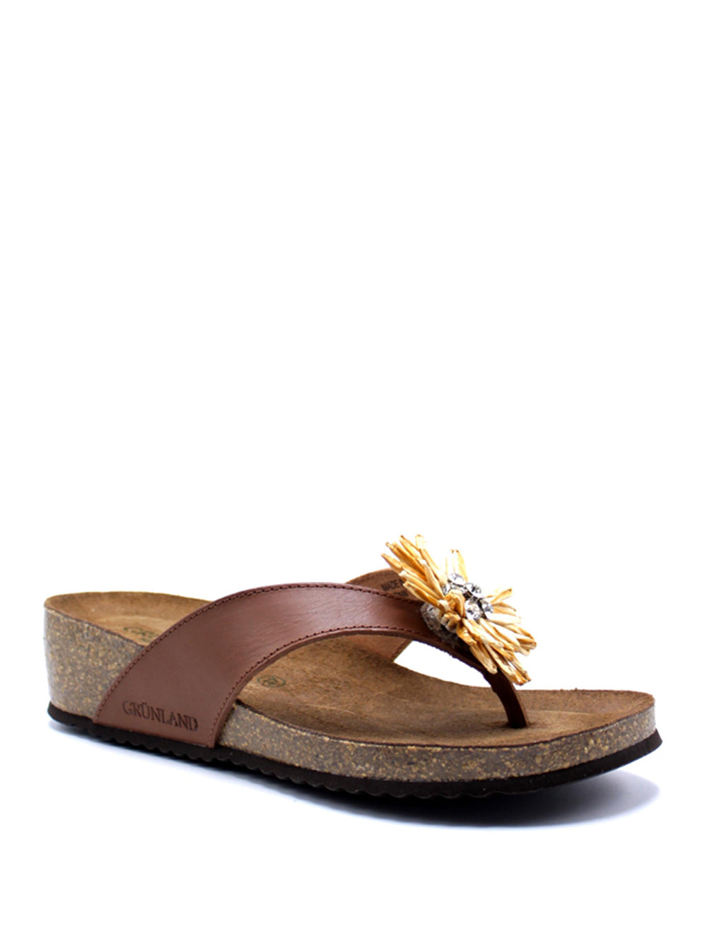 GRUNLAND Sandali infradito Donna - Cuoio modello CC0067