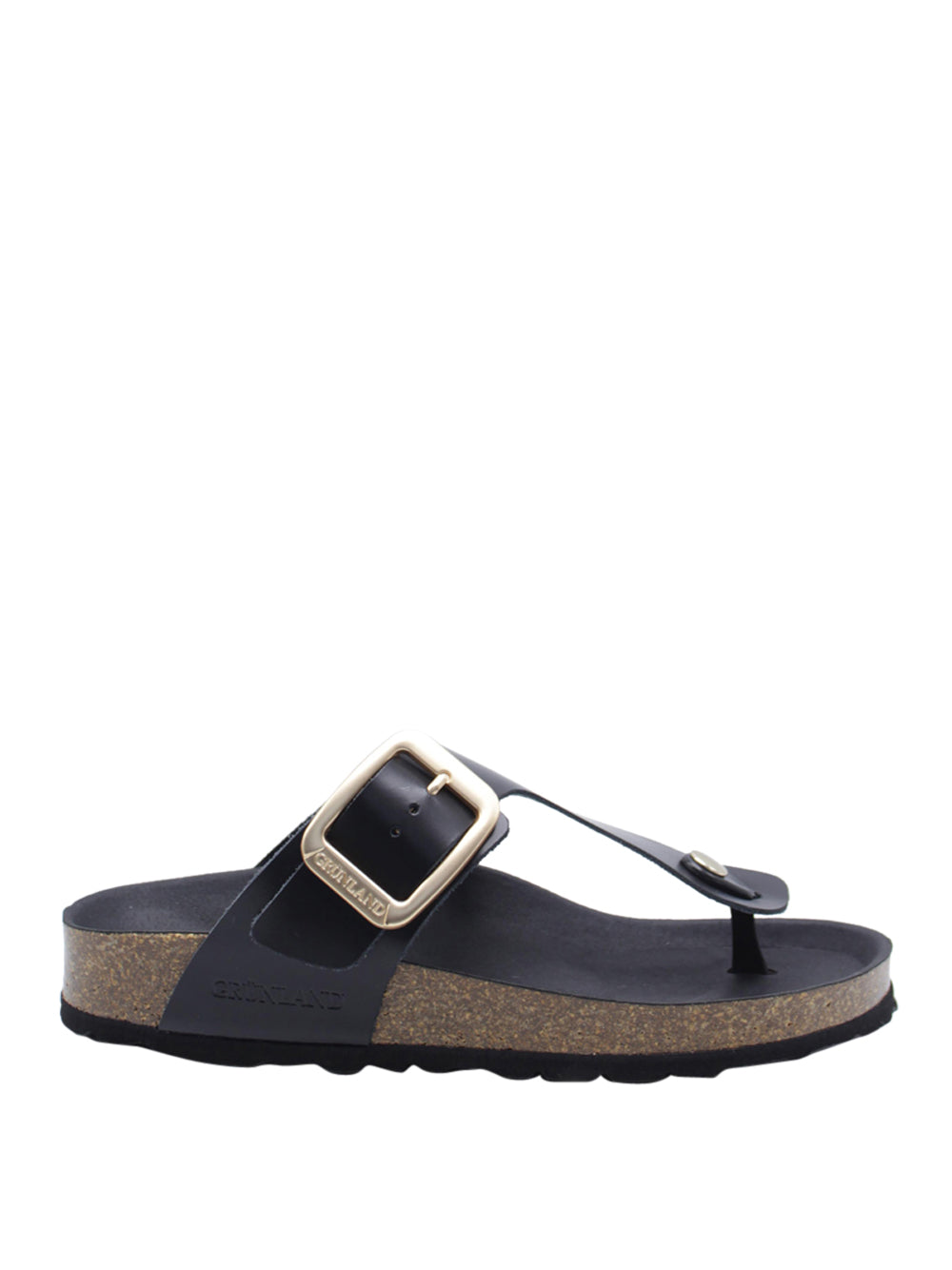 GRUNLAND Sandali infradito Donna - Nero modello CC0208